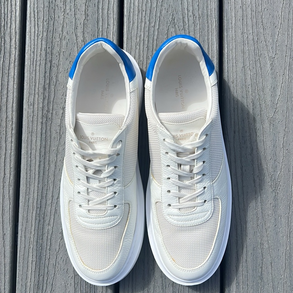 Louis Vuitton Beverly Hills Sneaker in white and blue. Men’s Sz 9 - Picture 7 of 16